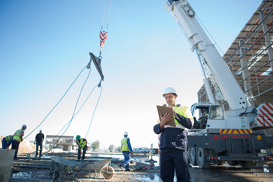 mantenimiento de grúas