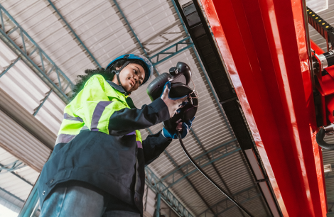 reparación de grúas