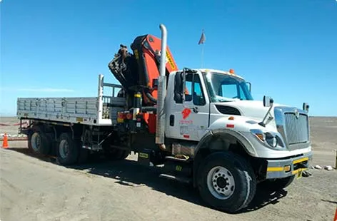 Servicio camión pluma